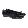 Balerini dama negri, eleganti - casual din piele naturala - Made in Romania FLONLAC